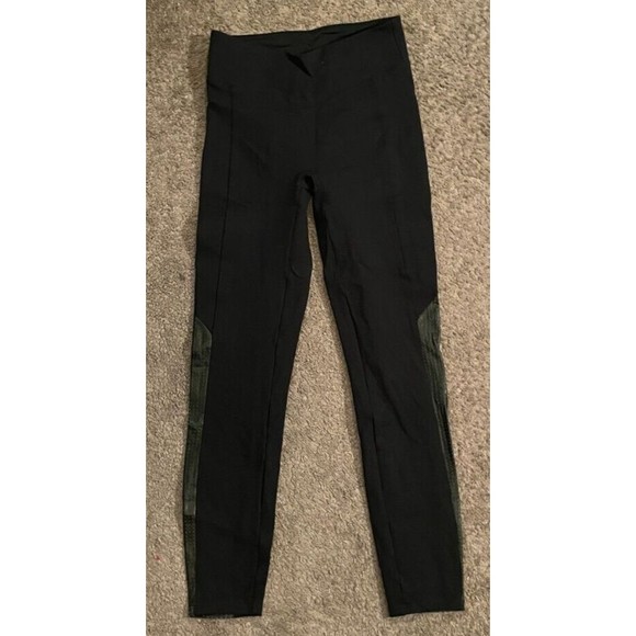 Spanx Pants - Women's Spanx Perforated Panel Black Leggings Style# 20060R Size Small